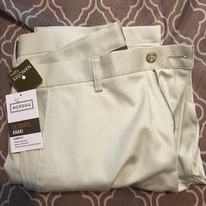 Merona Ultimate Khaki Wrinkle Resistant NWT